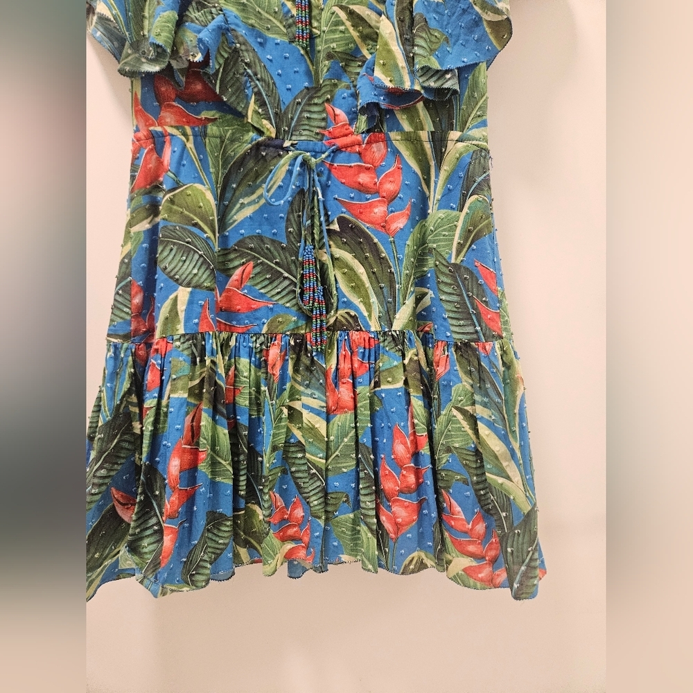 Farm Rio Dream Garden Floral Dress Size XS - Picture 8 of 14